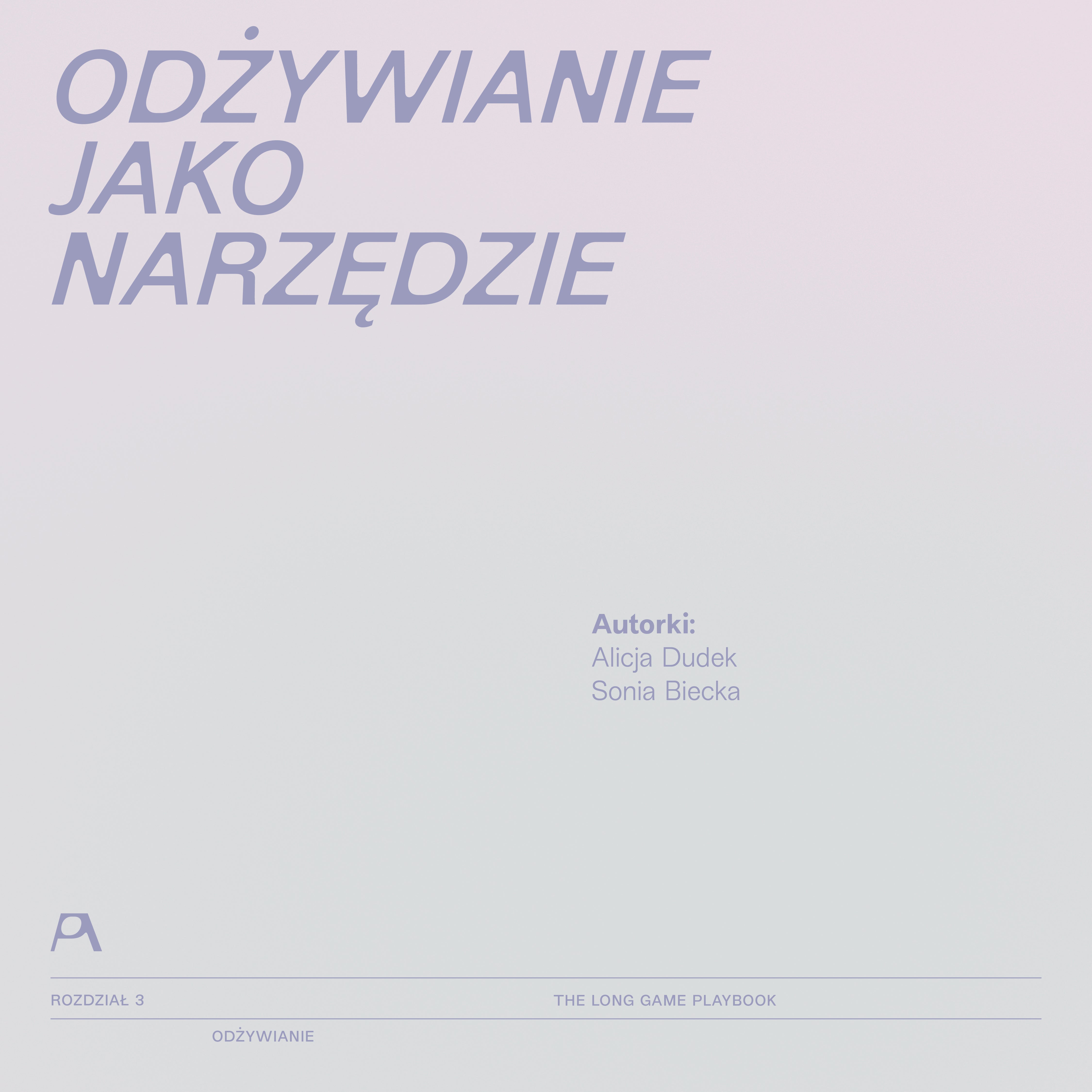 Odżywianie Jako Narzędzie